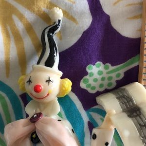 Glass Clown Figurine